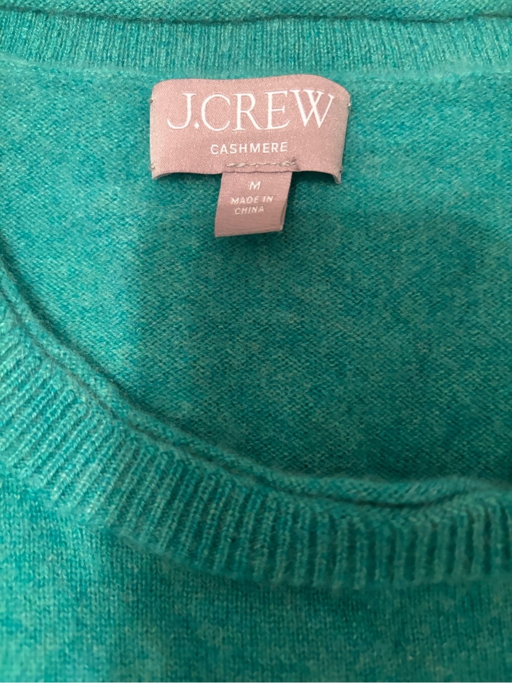 J.Crew cashmere sweater rolled hem M - Picture 2 of 4
